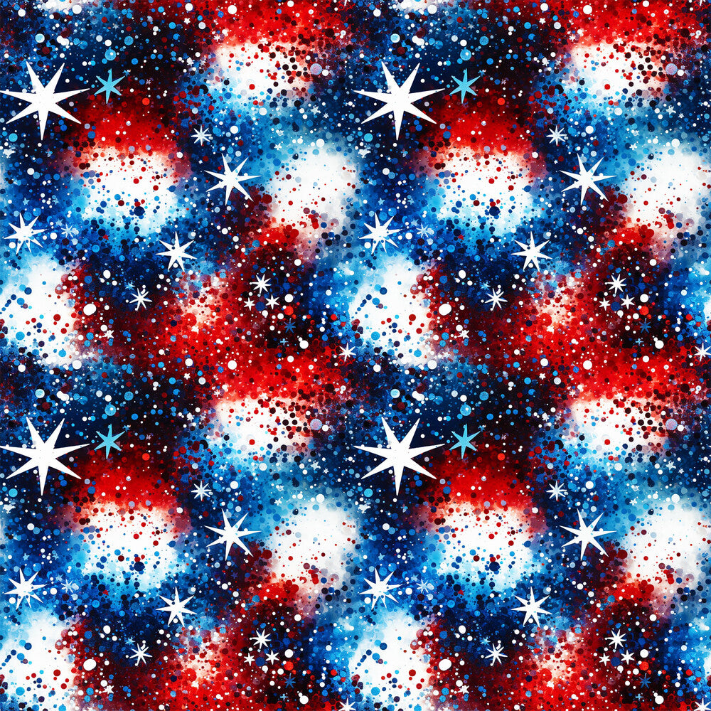 Patriotic Confetti and Glitter Fat Quarter Bundle