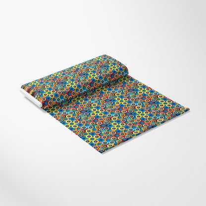 Colorful Fidget Spinner Pattern 4 Quilting Cotton Fabric