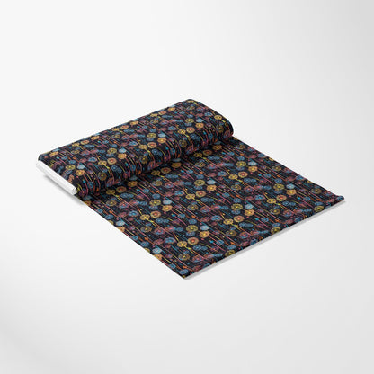 Midnight Dandelions Pattern 1 Quilting Cotton Fabric