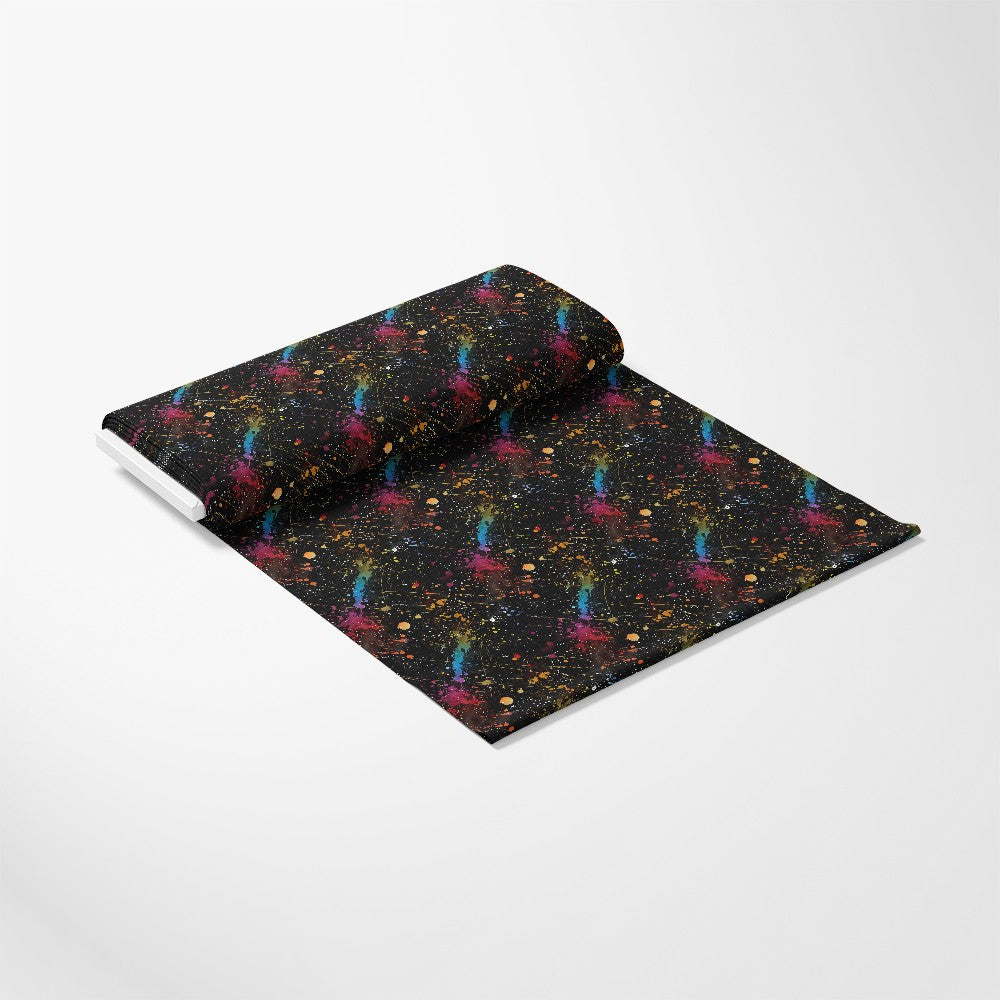 Glitter Paint Splatter Pattern 14 Quilting Cotton Fabric