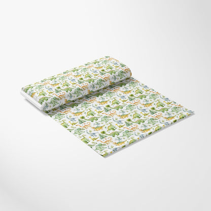 Watercolor Dinosaurs Pattern 10 Quilting Cotton Fabric