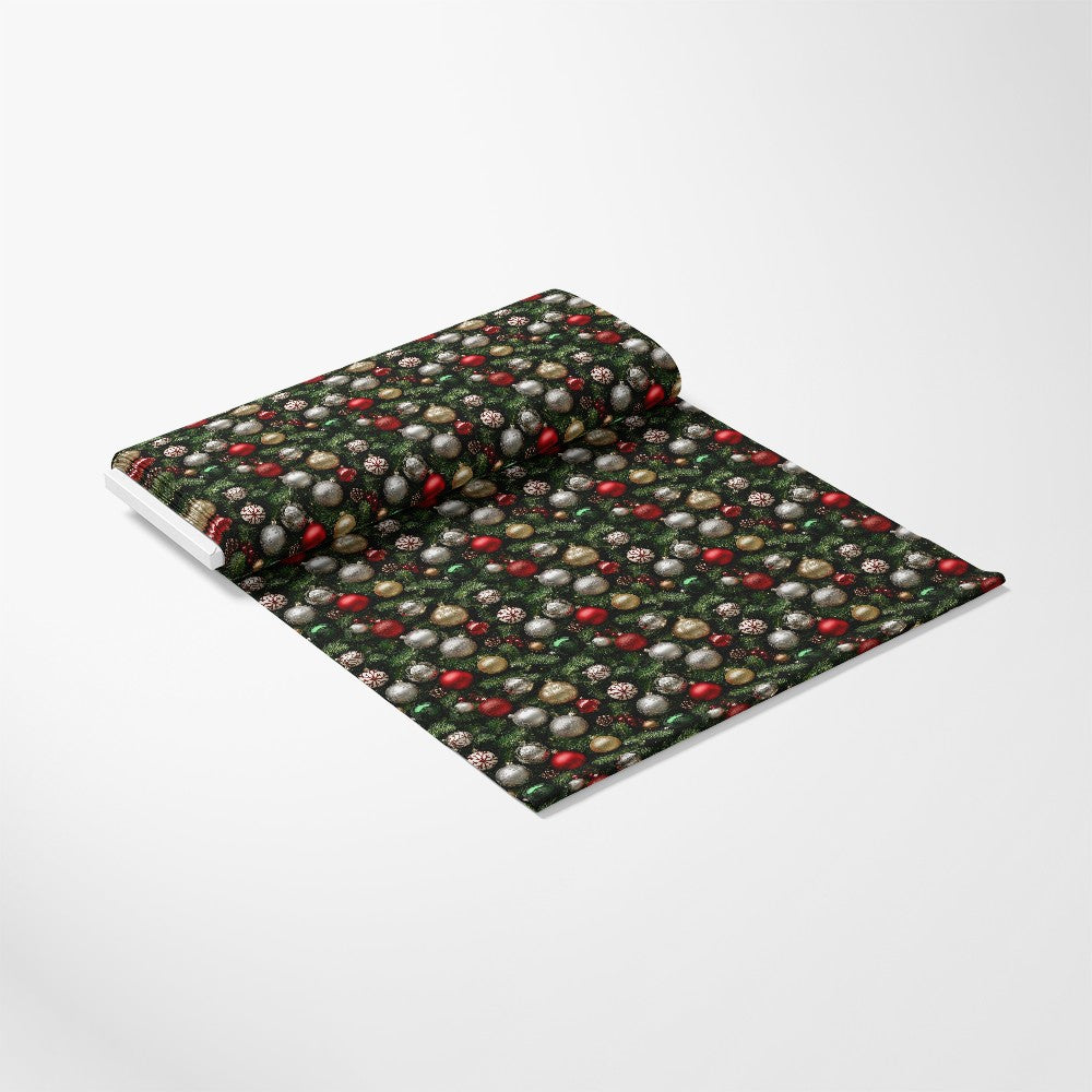 Realistic Christmas Ornaments Pattern 11 Quilting Cotton Fabric