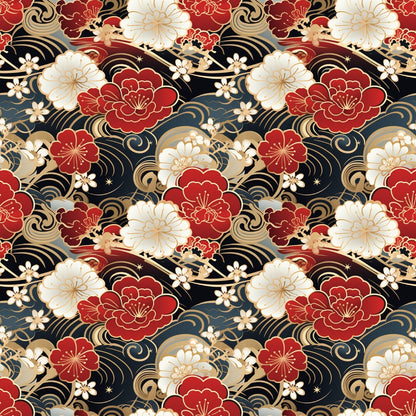 Chinese Lunar Lantern Lights Fat Quarter Bundle