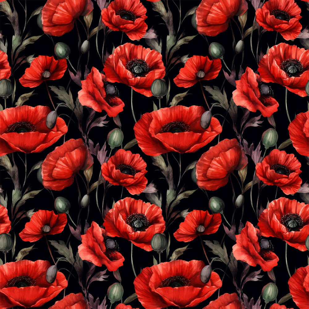 Fields of Poppies Fat Quarter Bundle