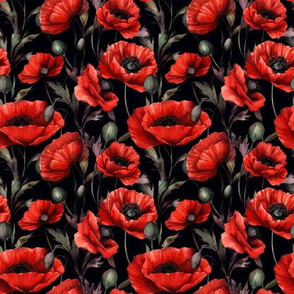 Fields of Poppies Fat Quarter Bundle