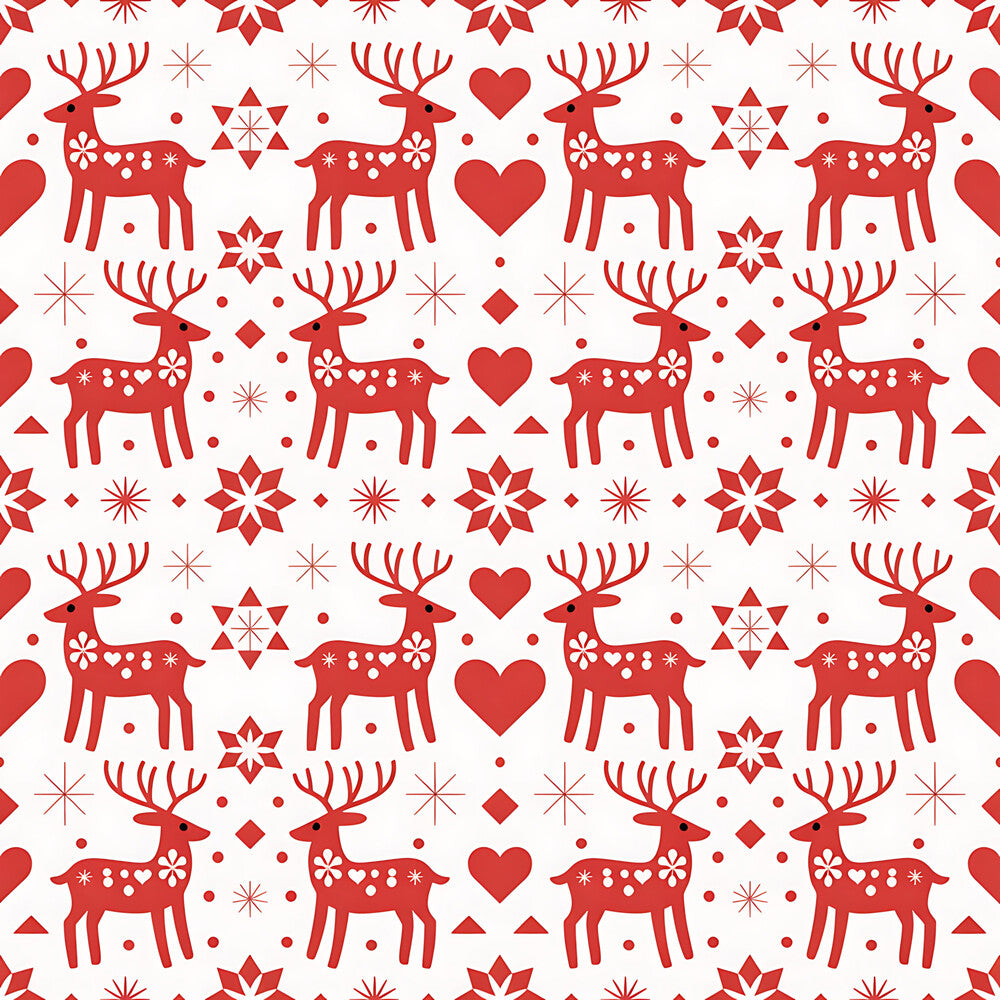 Scandinavian Folk Christmas Fat Quarter Bundle