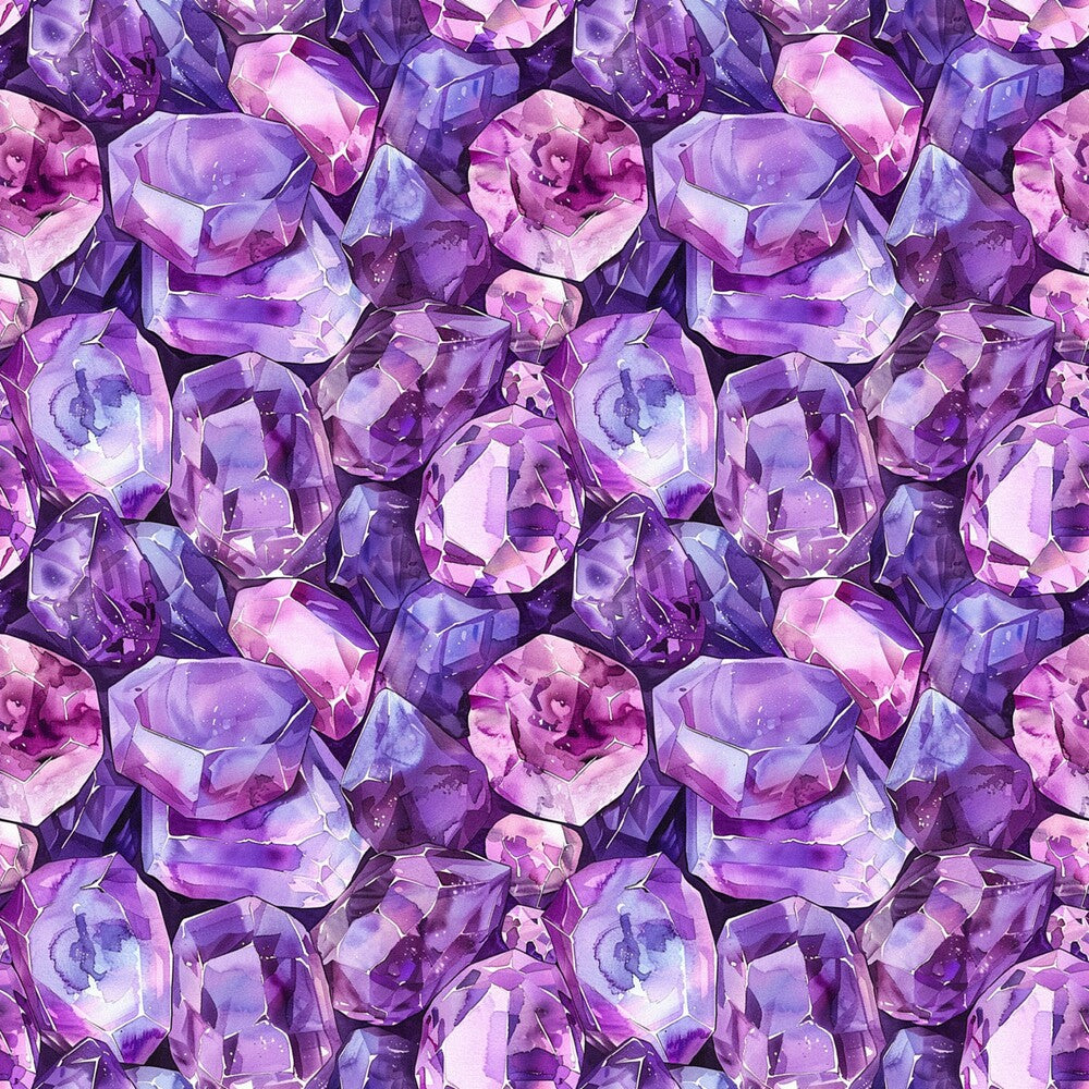 Amethyst Gemstones Fat Quarter Bundle