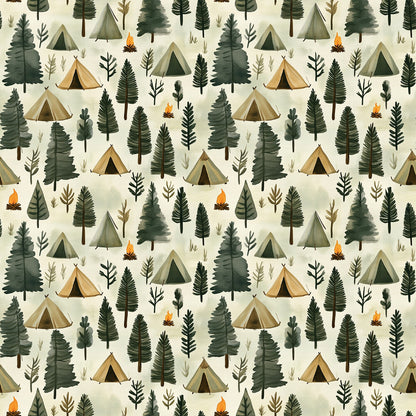 Camping in the Forest Fat Quarter Bundle
