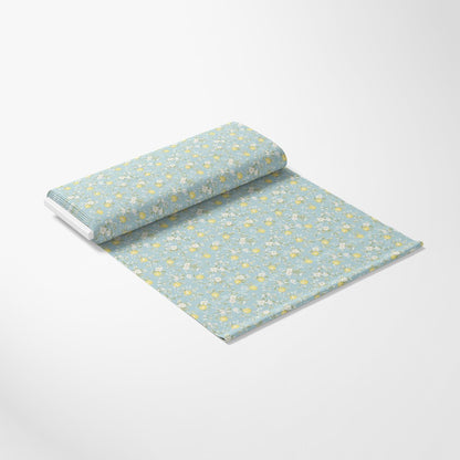 Lemon Floral Shabby Chic Pattern 8 Quilting Cotton Fabric