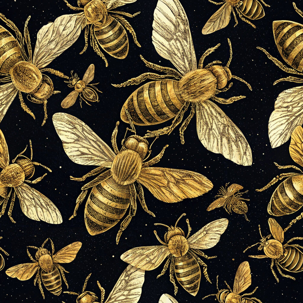 Red Roses and Bees Fat Quarter Bundle