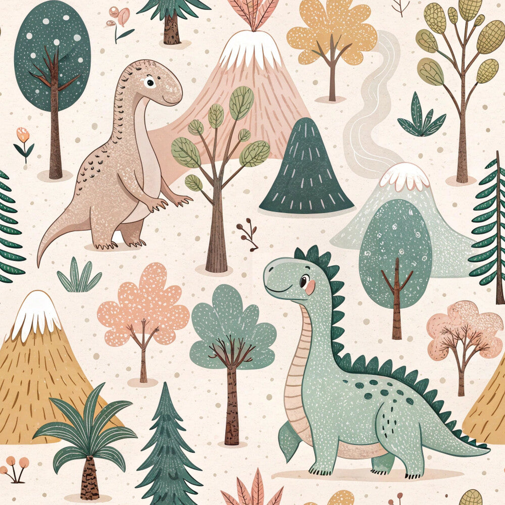 Fun Cartoon Dinosaur Fat Quarter Bundle