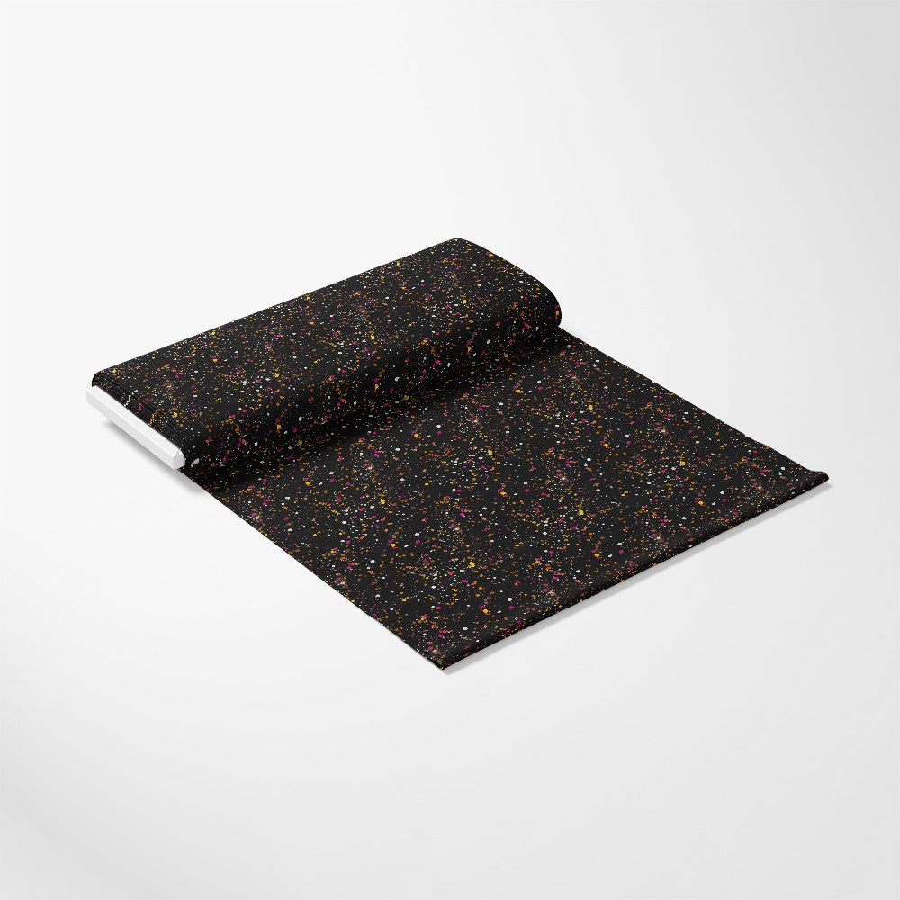 Glitter Paint Splatter Pattern 16 Quilting Cotton Fabric