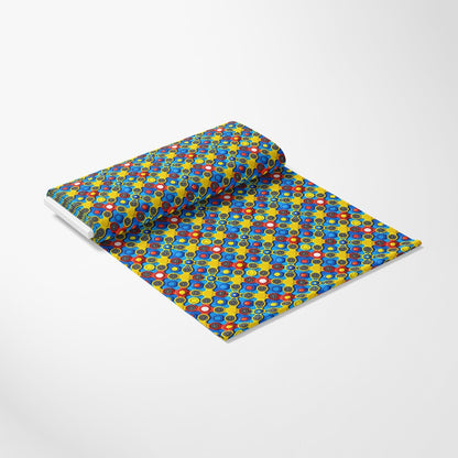 Colorful Fidget Spinner Pattern 8 Quilting Cotton Fabric