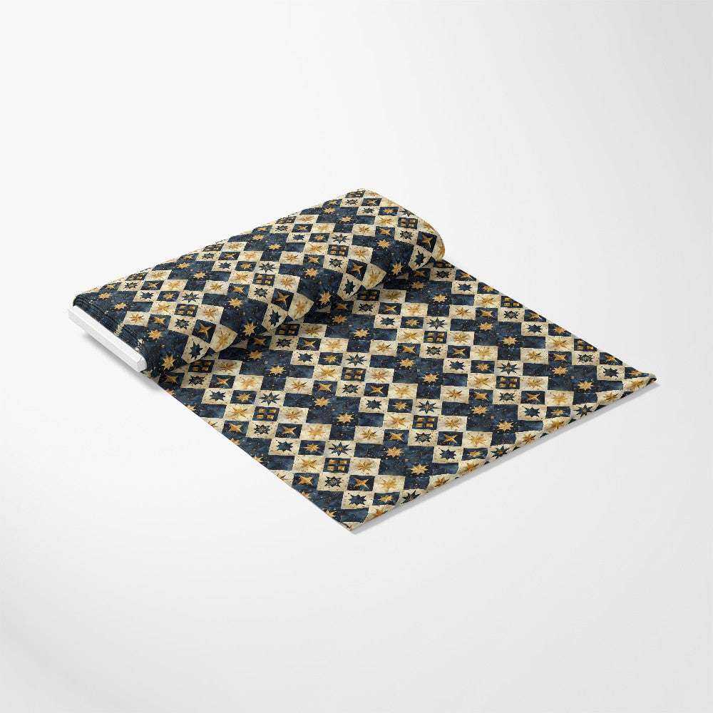 Baroque Celestial Pattern 3 Quilting Cotton Fabric