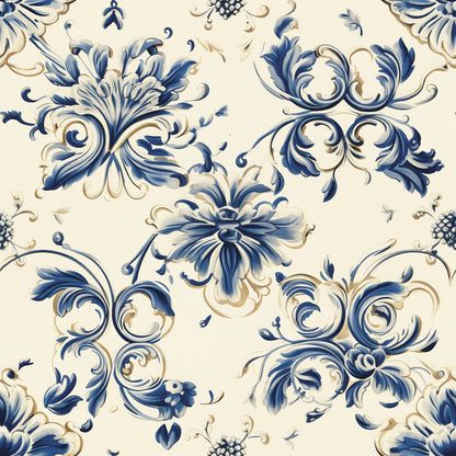 Vintage Delft Blue Fat Quarter Bundle
