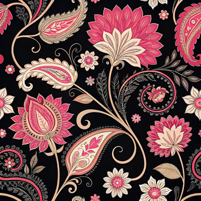Vibrant Paisley And Florals Fat Quarter Bundle