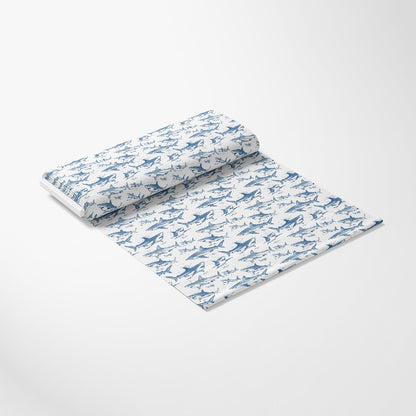 Sharks Circling Pattern 6 Quilting Cotton Fabric
