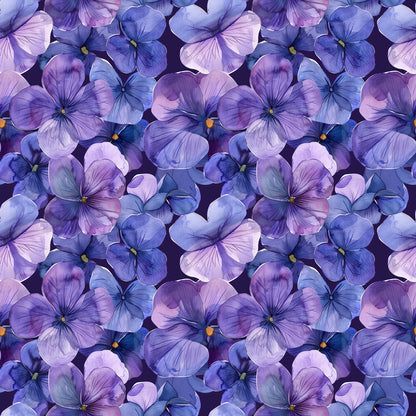 Birth Month Watercolor Petals Fat Quarter Bundle