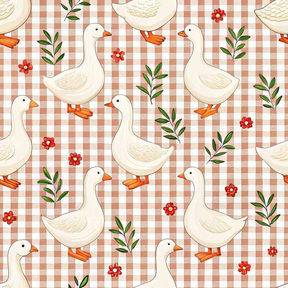 Goose Gingham Fat Quarter Bundle