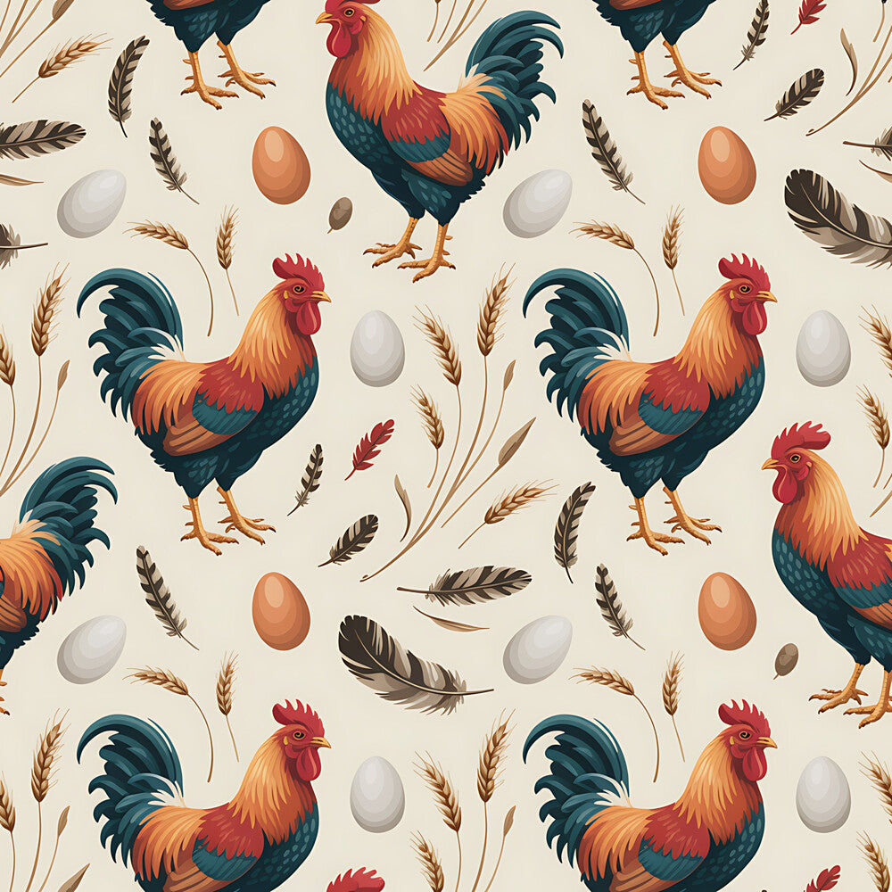 Chickens and Eggs Fat Quarter Bundle