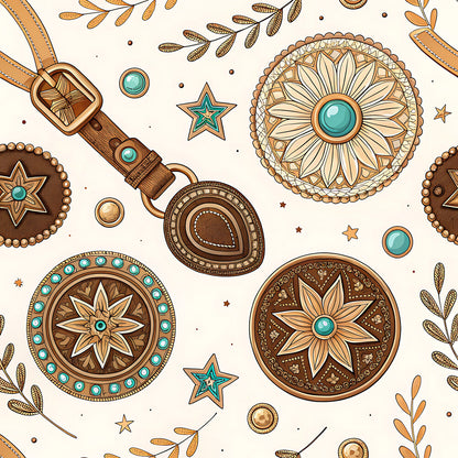 Western Cowboy Fat Quarter Bundle