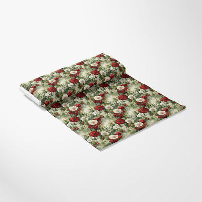 Christmas Florals Pattern 16 Quilting Cotton Fabric