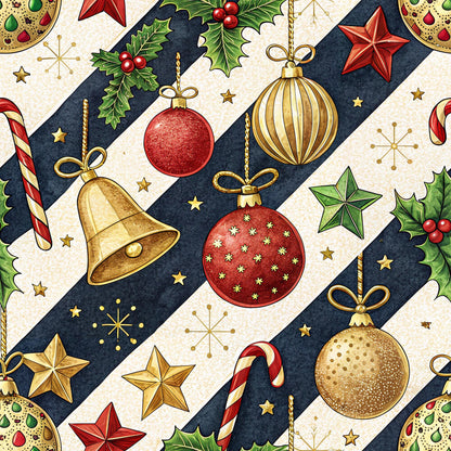 Christmas Ornaments Fat Quarter Bundle