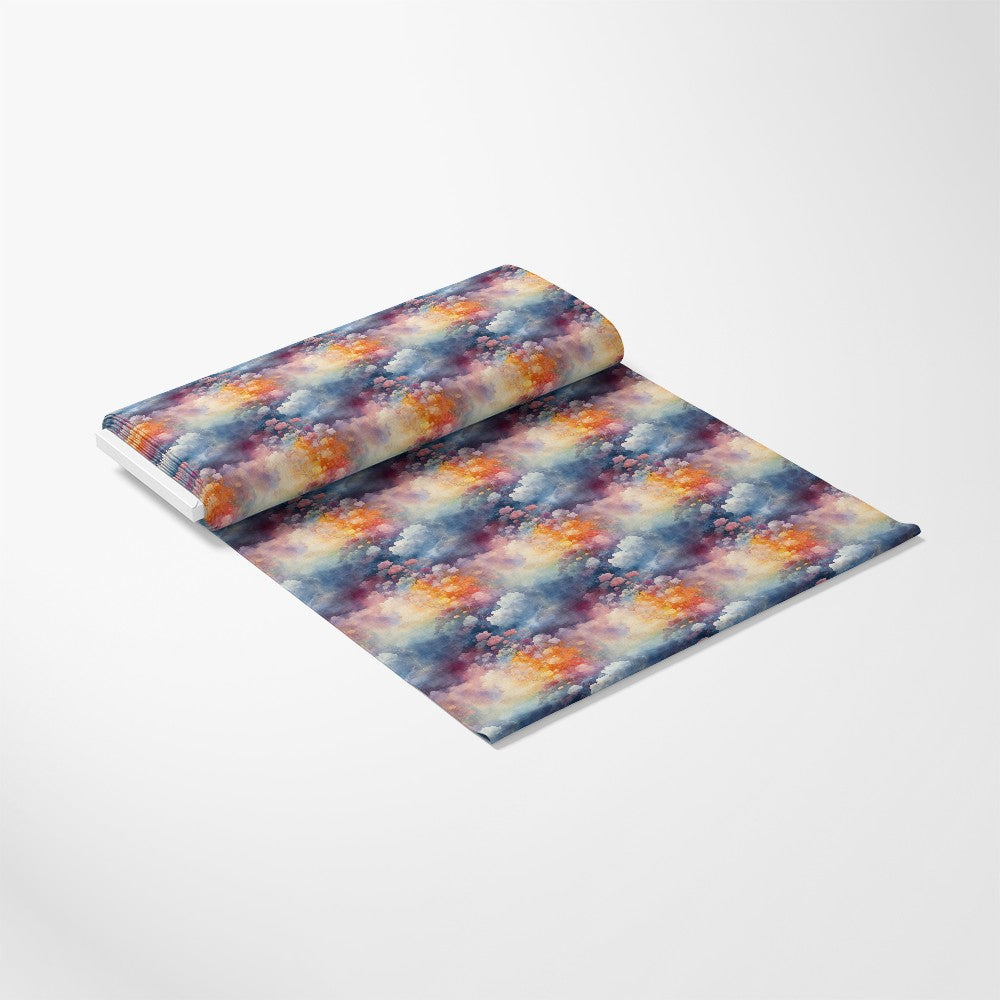 Colorful Clouds Pattern 4 Quilting Cotton Fabric