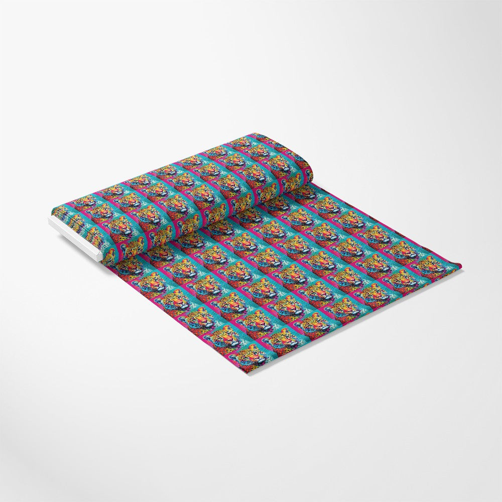 Colorful Animals and Plants Pattern 1 Quilting Cotton Fabric
