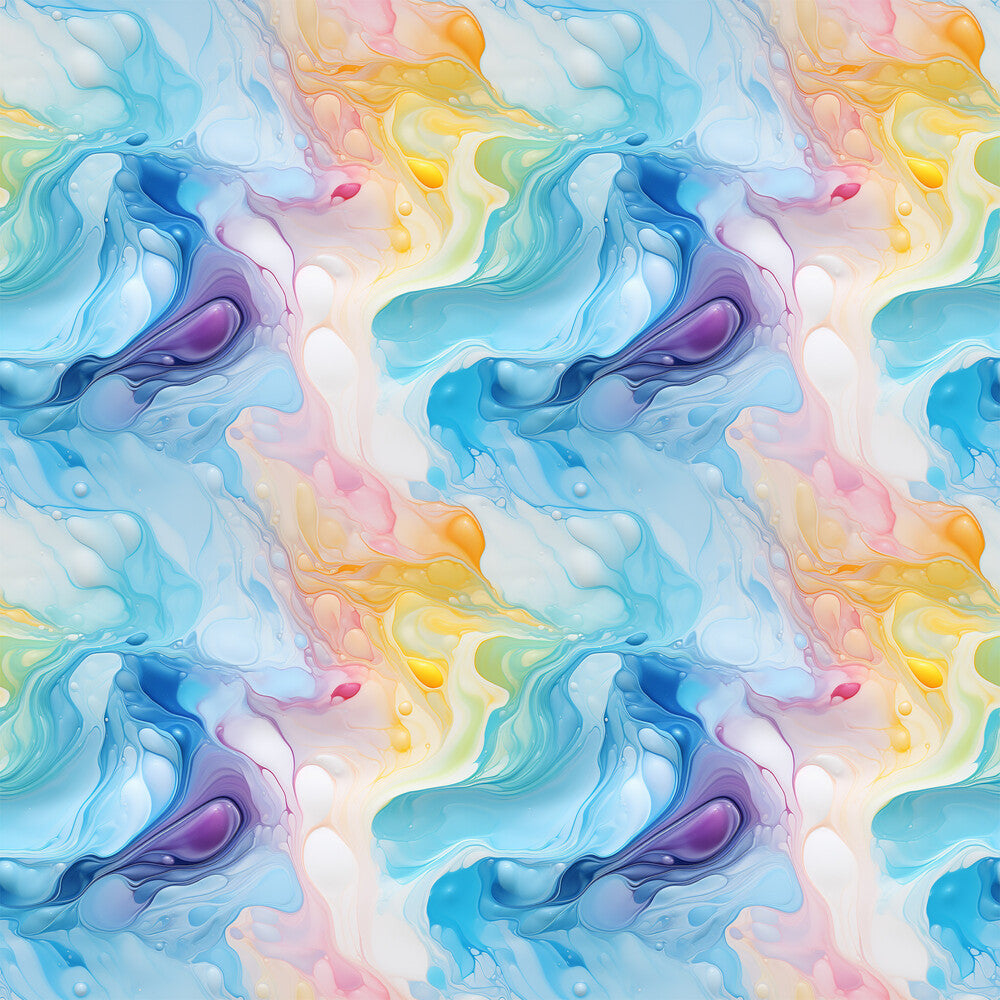 Summer Colored Marble Fat Quarter Bundle