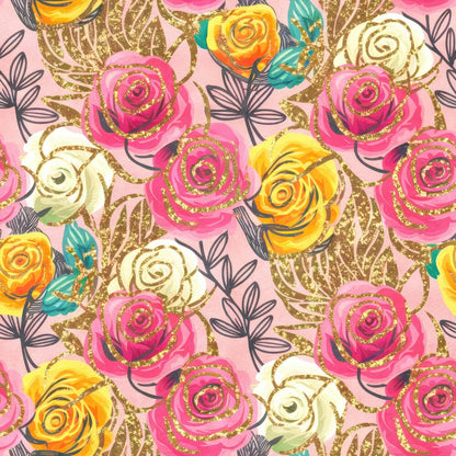 Golden Hour Roses Fat Quarter Bundle