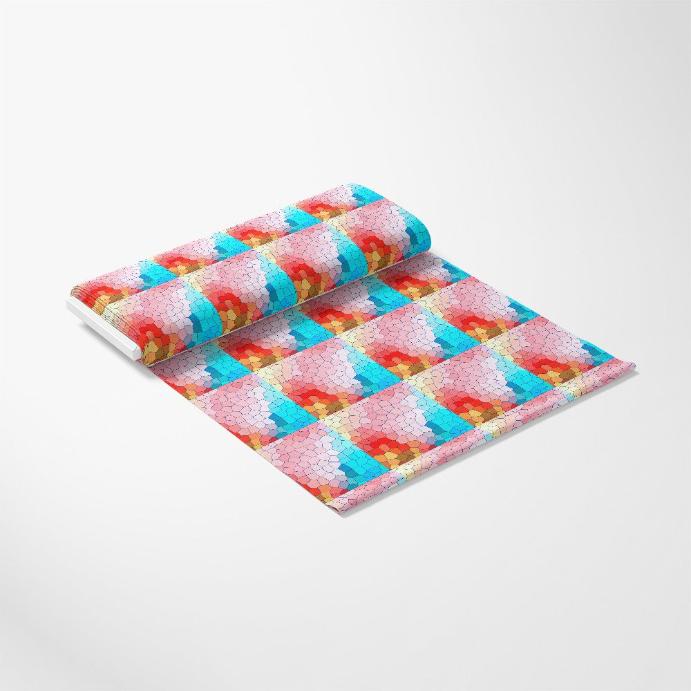 Mosaic Love Pattern 12 Quilting Cotton Fabric