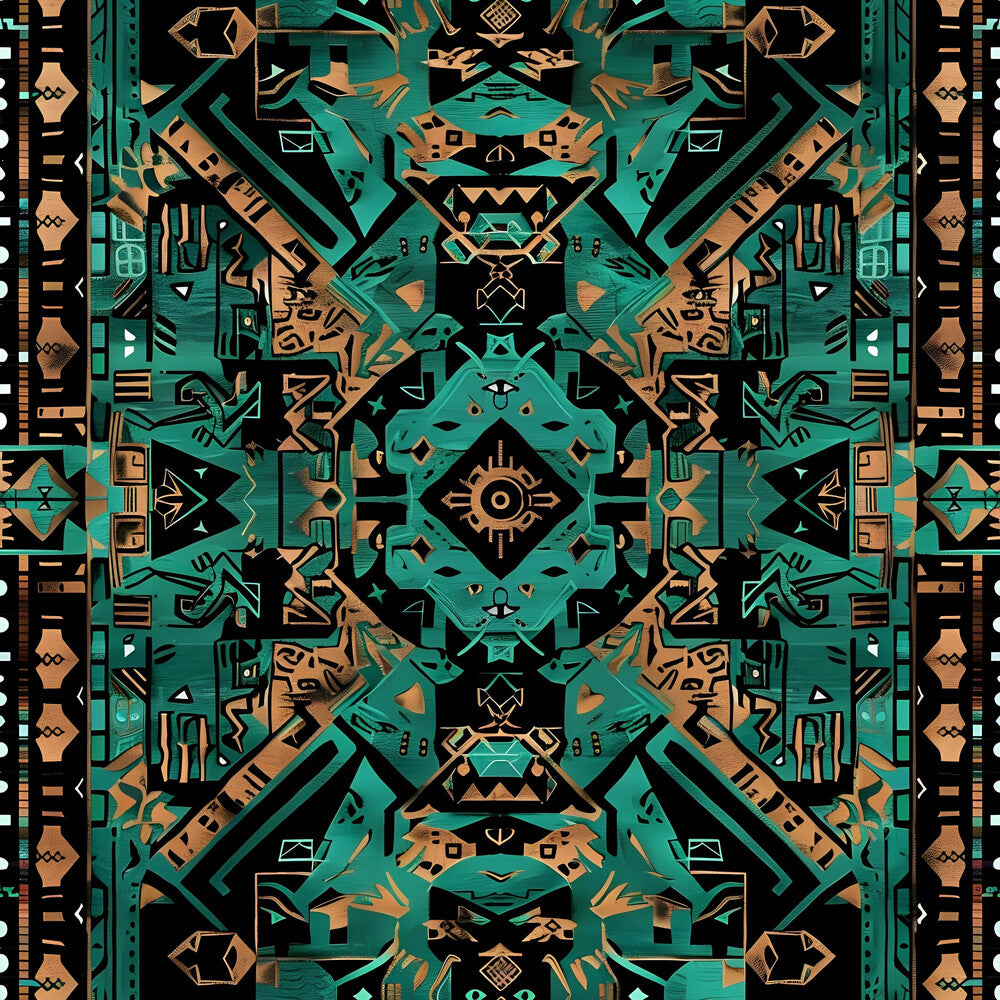 Aztec Turquoise Fat Quarter Bundle