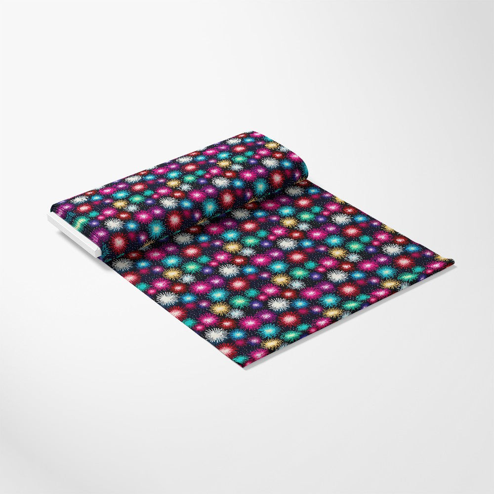 Colorful Fireworks Pattern 3 Quilting Cotton Fabric