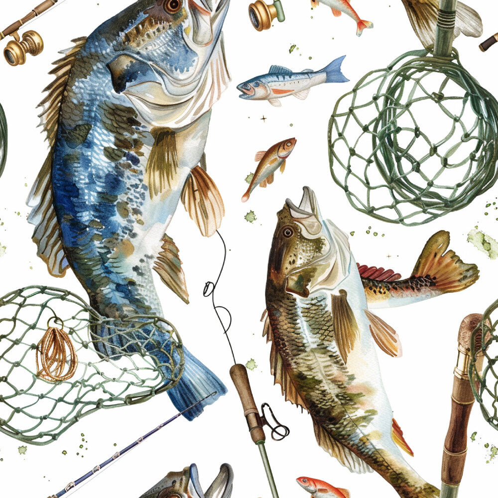 The Fishing Trip Fat Quarter Bundle
