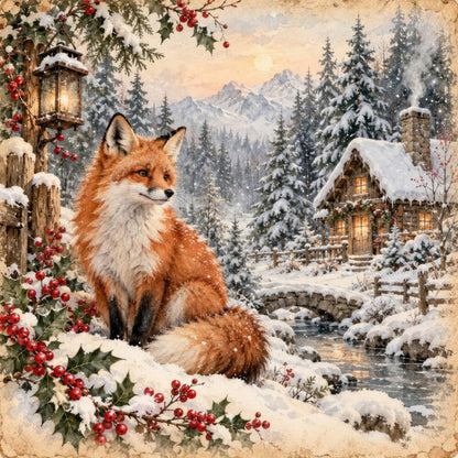 Woodland Christmas Fat Quarter Bundle