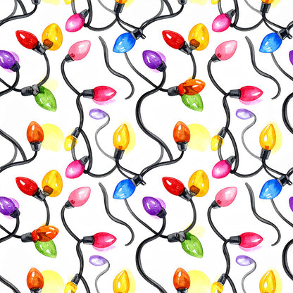 Festive Ornament Lights Fat Quarter Bundle