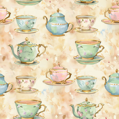 Whimsical Tea Party Fat Quarter Bundle