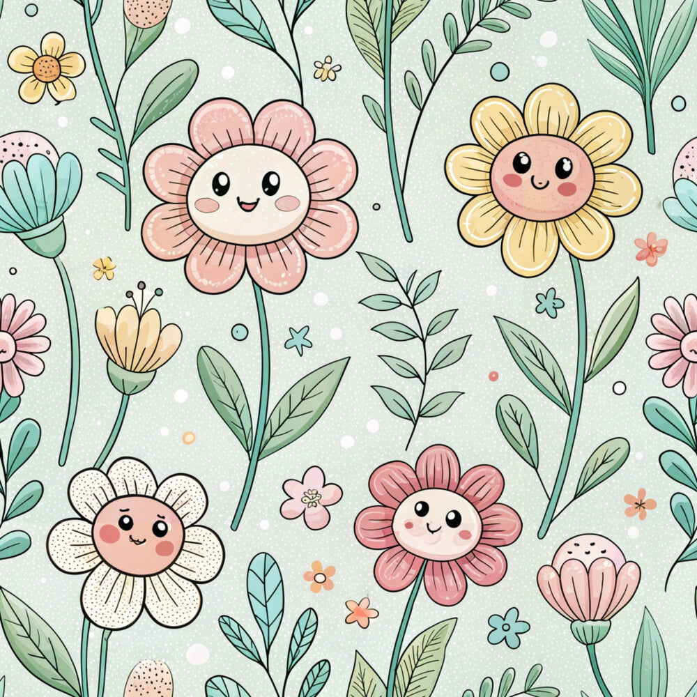 Comic Wildflowers Fat Quarter Bundle