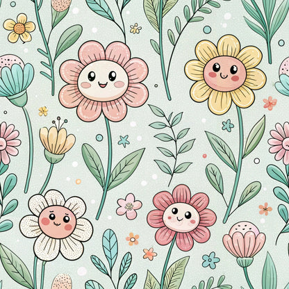 Comic Wildflowers Fat Quarter Bundle