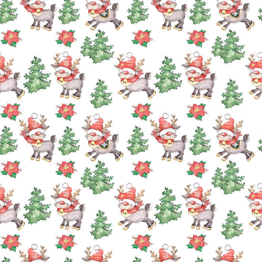Reindeer and Gnomes Fat Quarter Bundle