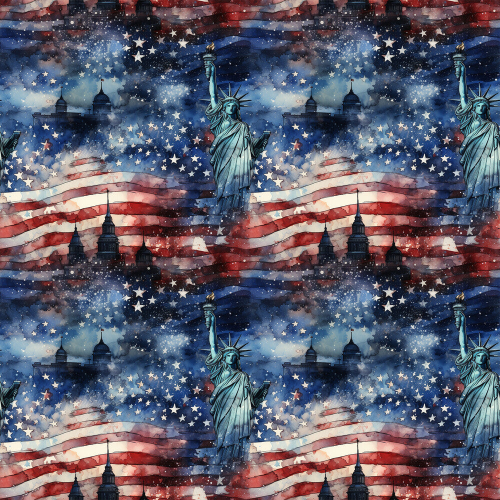 Patriotic Grunge Fat Quarter Bundle