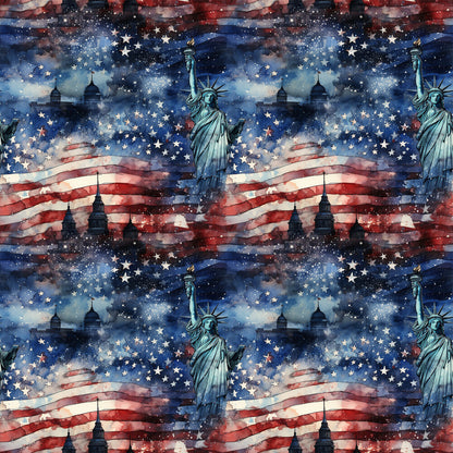 Patriotic Grunge Fat Quarter Bundle