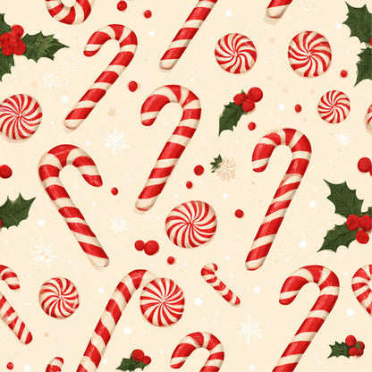 Festive Peppermint Cheer Fat Quarter Bundle