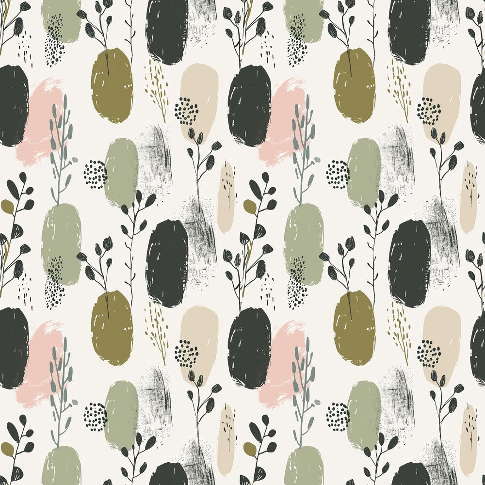 Sage Green Boho Fat Quarter Bundle