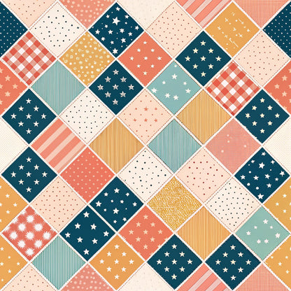 Playful Pastel Geometric Fat Quarter Bundle