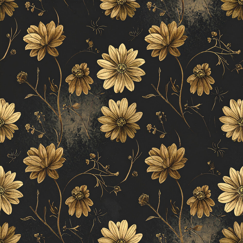 Vintage Black Spider Fat Quarter Bundle