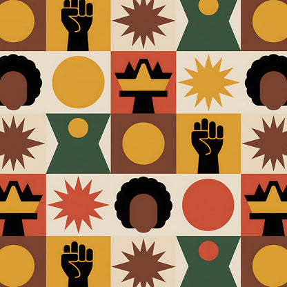 Black History Month Bauhaus Fat Quarter Bundle