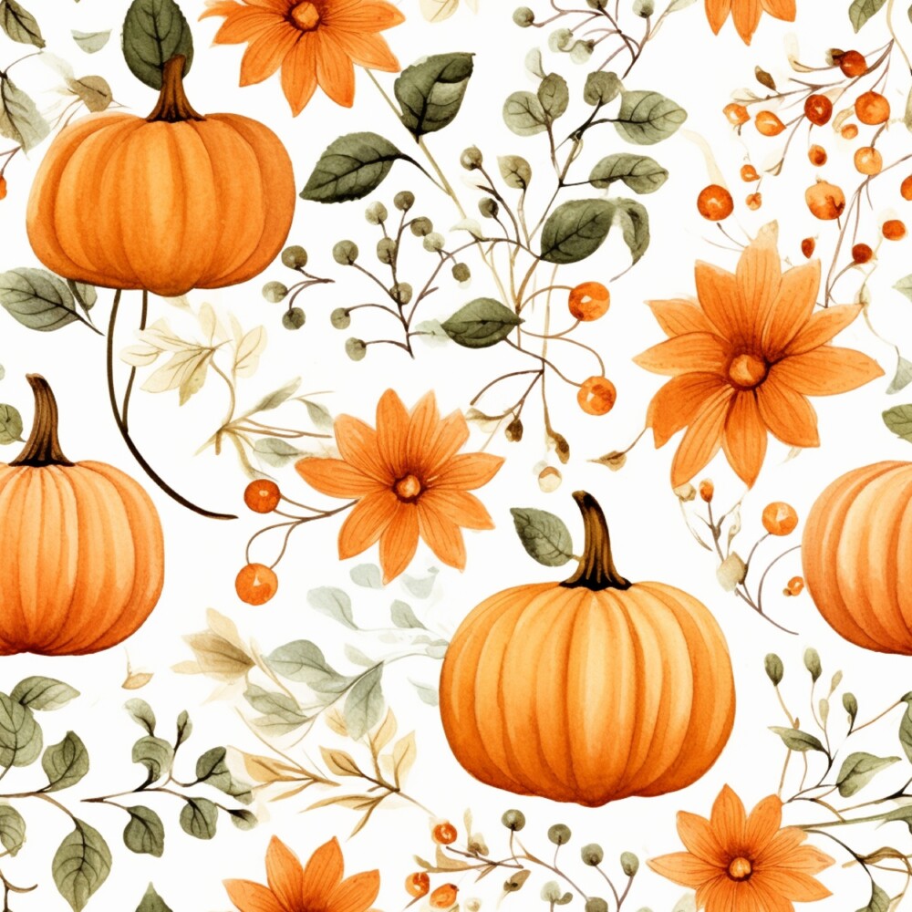 Watercolor Halloween Characters Fat Quarter Bundle