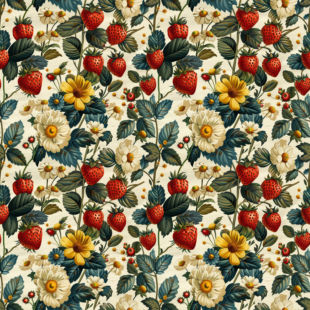 Vintage Strawberries Fat Quarter Bundle